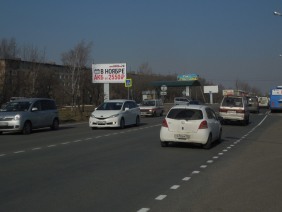 г. Уссурийск, Некрасова (Северный городок), рекламная установка №4, сторона В